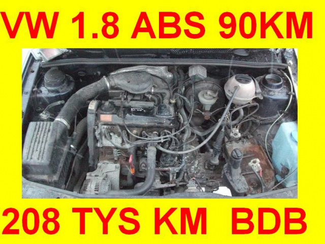 Двигатель в сборе VW GOLF 1.8 ABS 90 KM отличное