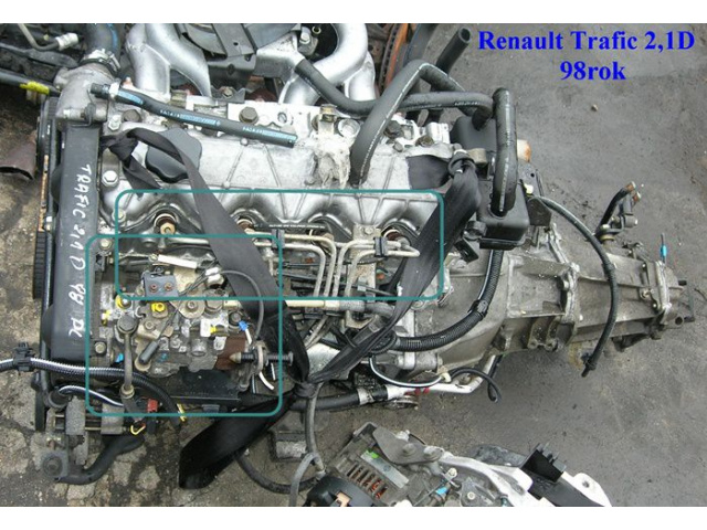 RENAULT TRAFIC 2.1 97г. D : двигатель J8S 5 758