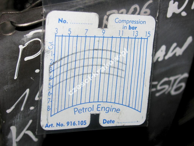 627. двигатель PEUGEOT 206 + CITROEN C3 1.4 KFW гарантия