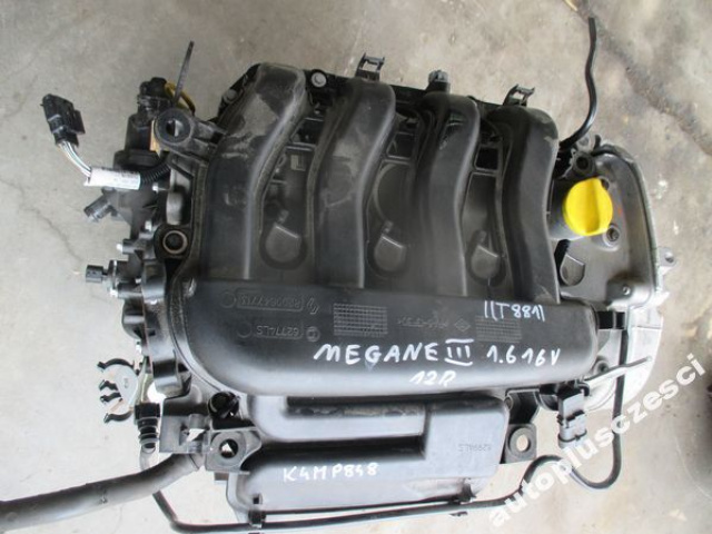 RENAULT MEGANE III 12R.1.6 16V двигатель K4MP848