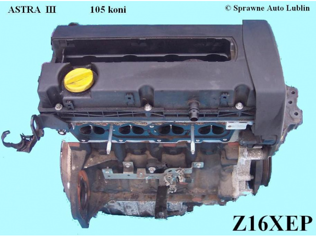 Двигатель BEZ навесного оборудования OPEL ASTRA III H, 1.6 Z16XEP