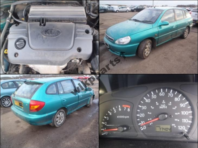 Двигатель KIA RIO 1.5 16V MI-TECH 1493cm 98KM 2002г.