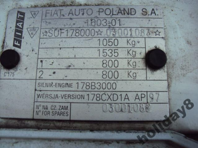 Двигатель 1.6 16V FIAT BRAVO BRAVA SIENA MAREA PALIO