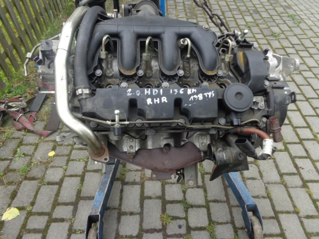 PEUGEOT 407 2.0 HDI 136KM двигатель RHR 138 тыс KM