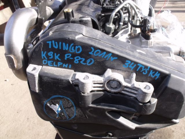 RENAULT TWINGO 1.5 DCI двигатель K9KP820 34 тыс KM