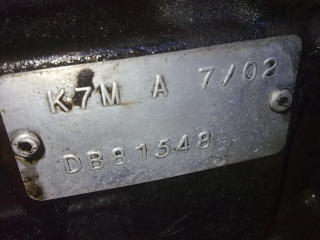 Двигатель K7M A7/02 RENAULT MEGANE I 1.6 8V 96-