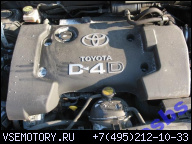 TOYOTA AVENSIS ДВИГАТЕЛЬ 2.0D4D 2005Г. ВАРШАВА