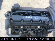 DAEWOO NUBIRA II 1.6 16V ДВИГАТЕЛЬ BEZ НАВЕСНОГО ОБОРУДОВАНИЯ