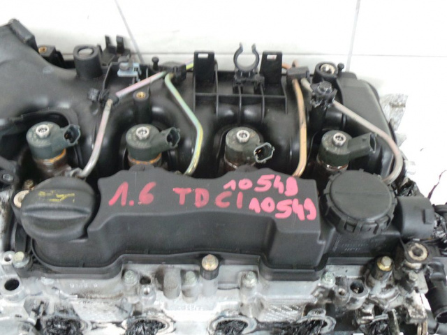 FORD FIESTA MK6 1.6 TDCI двигатель Z UKLADEM 10JB17