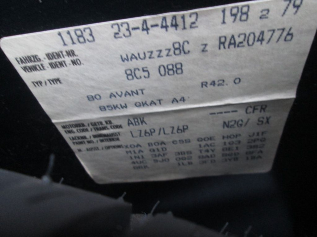 Коробка передач АКПП Audi 80 B4 2.0 ABK CFR