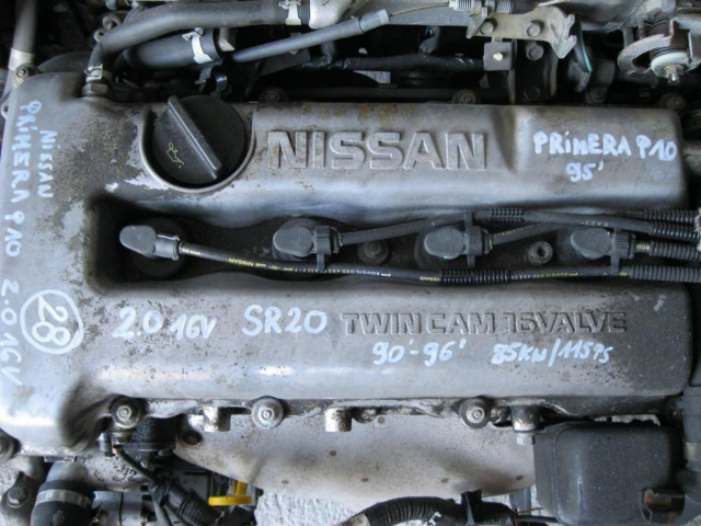 Двигатель NISSAN PRIMERA P10 2.0 16V SR20 в сборе