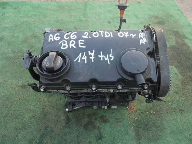 Двигатель BRE AUDI A4 B7 A6 C6 2.0TDI 2007г. 147TYS KM