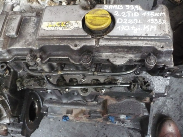 SAAB 9-3 93 9-5 95 2.2TID 115 л.с. 1998г. двигатель D223L