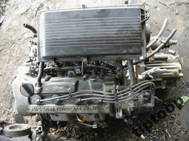 Nissan primera p11 1.6 16v двигатель навесное оборудование коробка передач