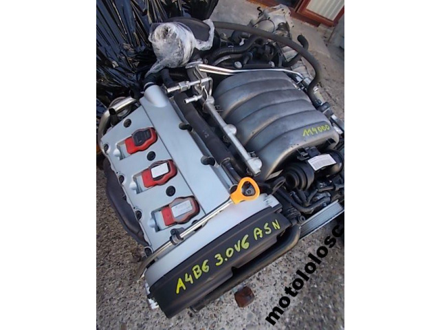 AUDI A4 B6 8E двигатель 3.0 V6 ASN 114.000