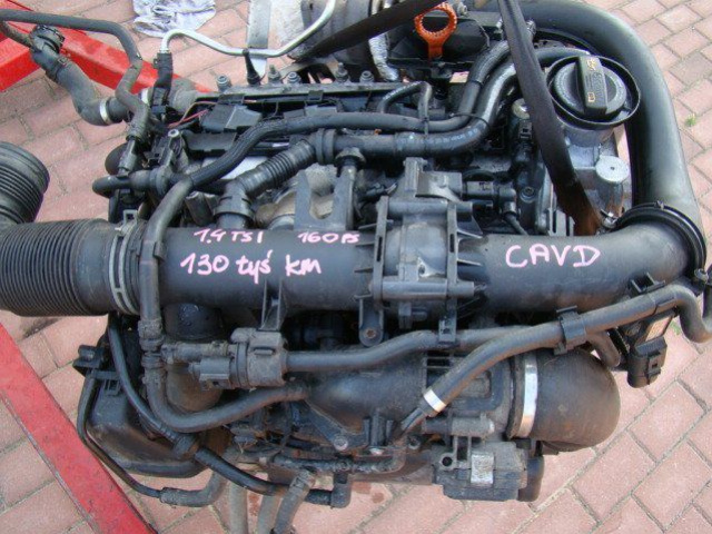 VW 1.4 TSI двигатель CAVD в сборе