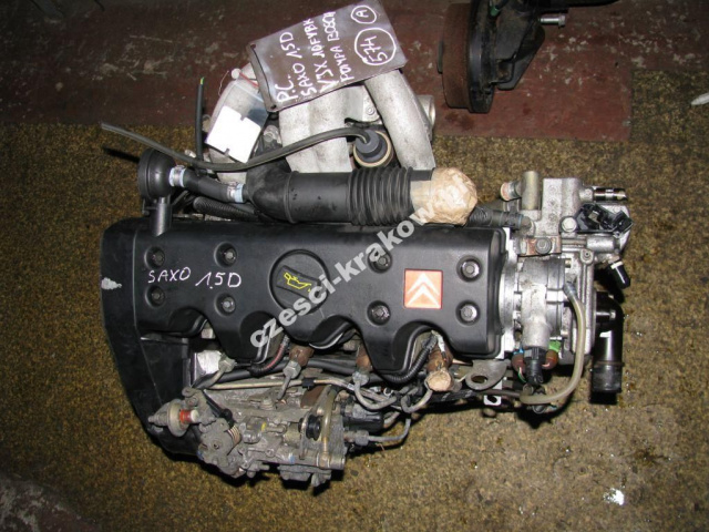 574. двигатель CITROEN SAXO PEUGEOT 106 1.5 D в сборе