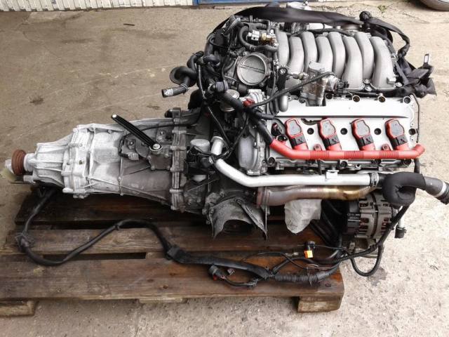 Двигатель Audi S4 S5 CAU в сборе ze коробка передач