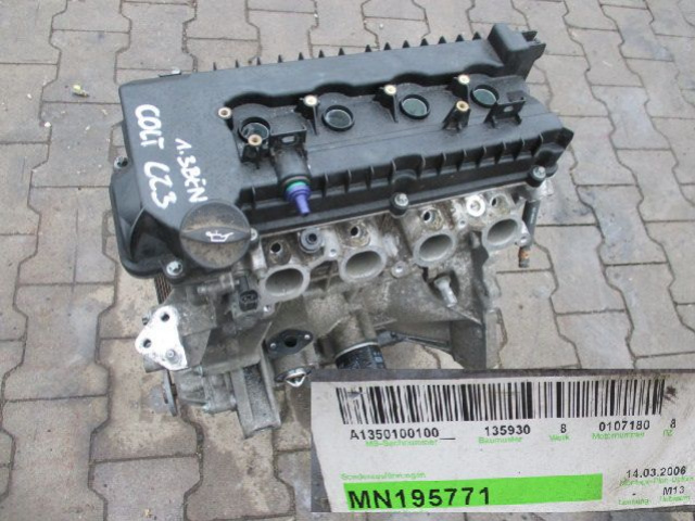 Двигатель MITSUBISHI COLT CZ 1.3 MN195771